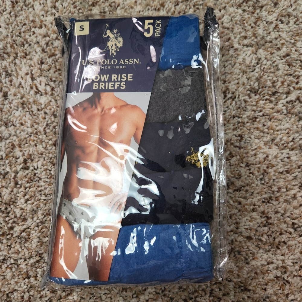 U.S. Polo Assn. Low Rise Men's Briefs 5-pack Size S New
